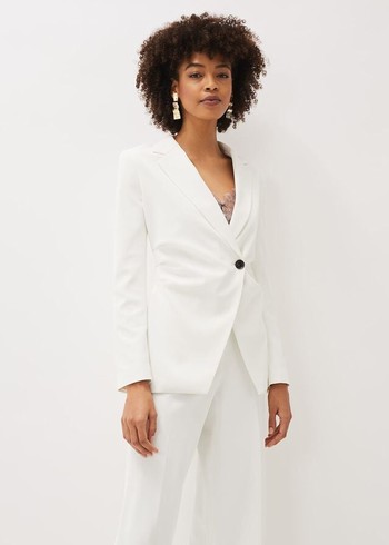 Phase Eight Solange Jackets White Canada | NGYXMO-016